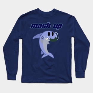 Mask Up Shark Long Sleeve T-Shirt